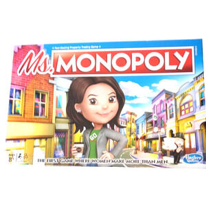 Ms Monopoly Board Game Ages 8+ Women Investors Property Trading NEW